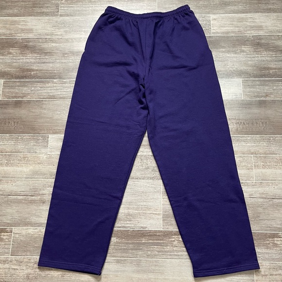 Vintage Purple Wide Leg Sweatpants - Picture 2 of 9